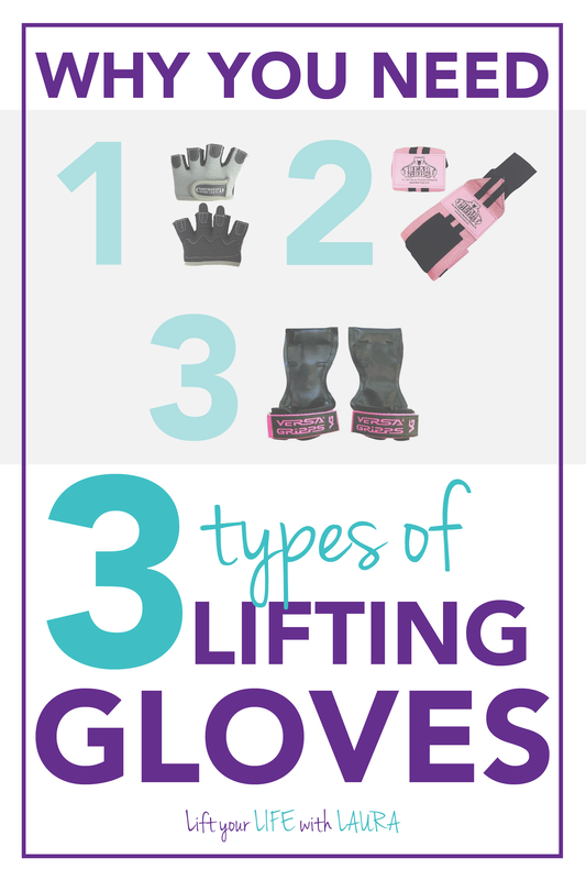 How weight lifting gloves can help you achieve fitness goals! Gloves help you exercise correct form. #liftyourlifewithlaura #exercisetip #exercise #gym #lifting #weights #liftweights