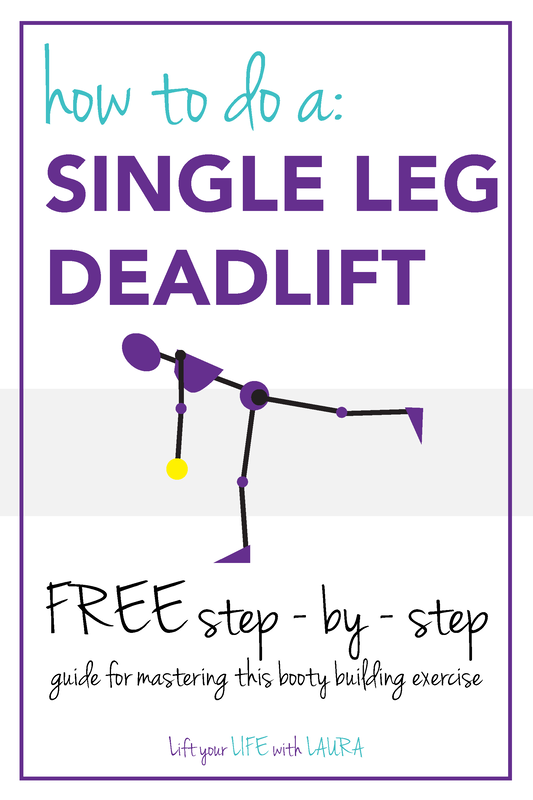 Click for a video of how to master the single leg deadlift. This exercise is the best way to strengthen glutes! Lift your LIFE with LAURA.