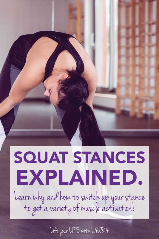Squat stances explained, squat variations explained. How to do squat variations glutes and quad exercises.